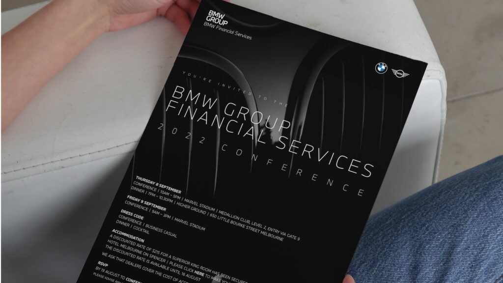 bmw financial services get your dream car sooner branding campaign marketing scooter creative agency melbourne