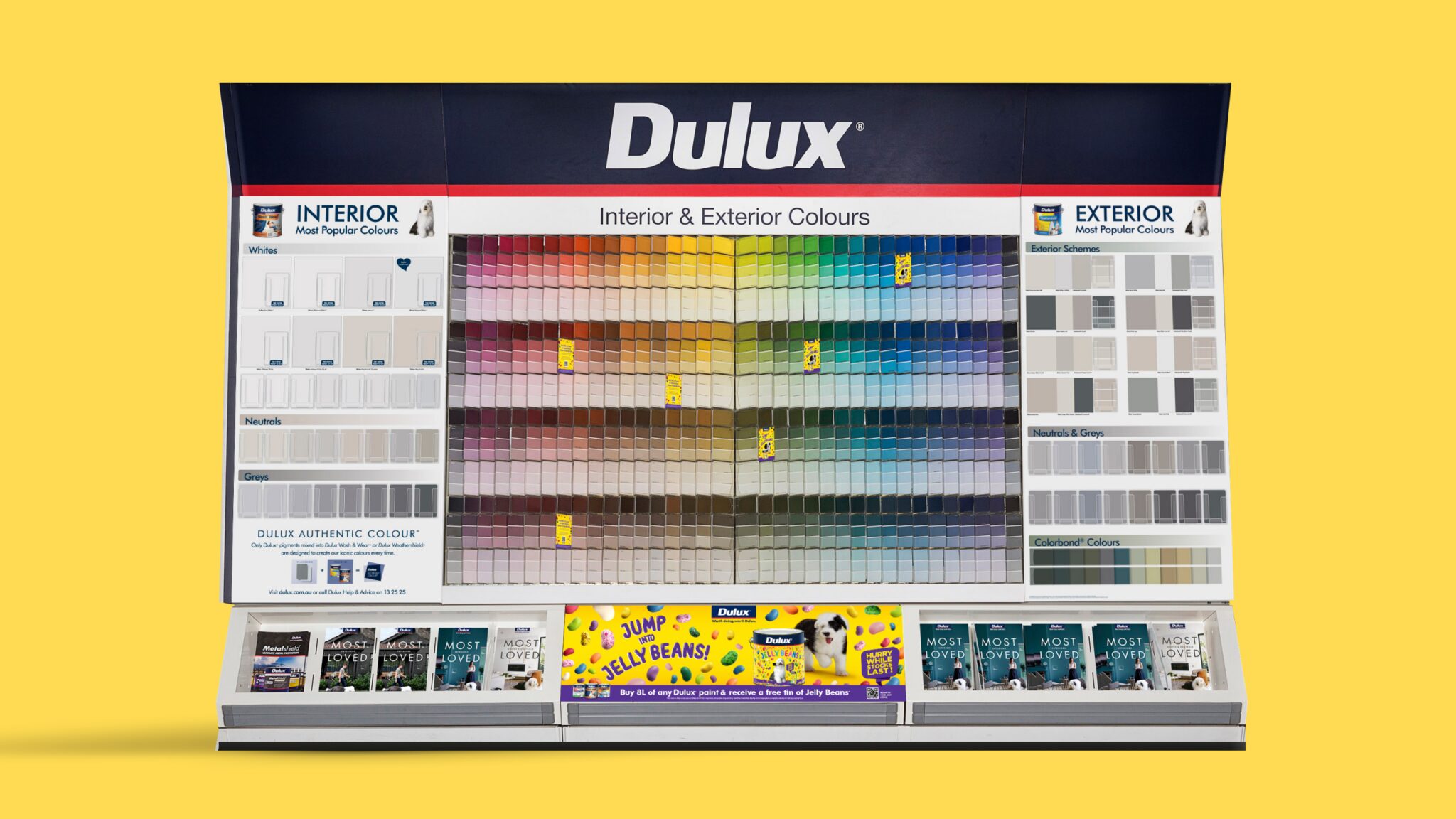 dulux jelly beans branding creative marketing campaign scooter agency melbourne