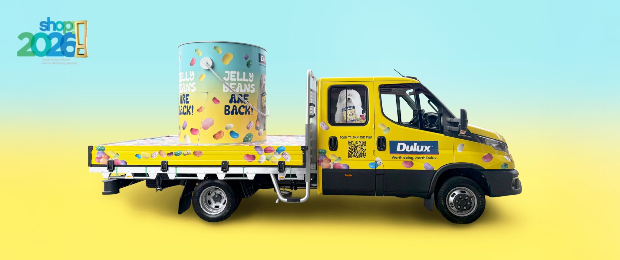 Jellybeans Hero Ute 2048x862 with award