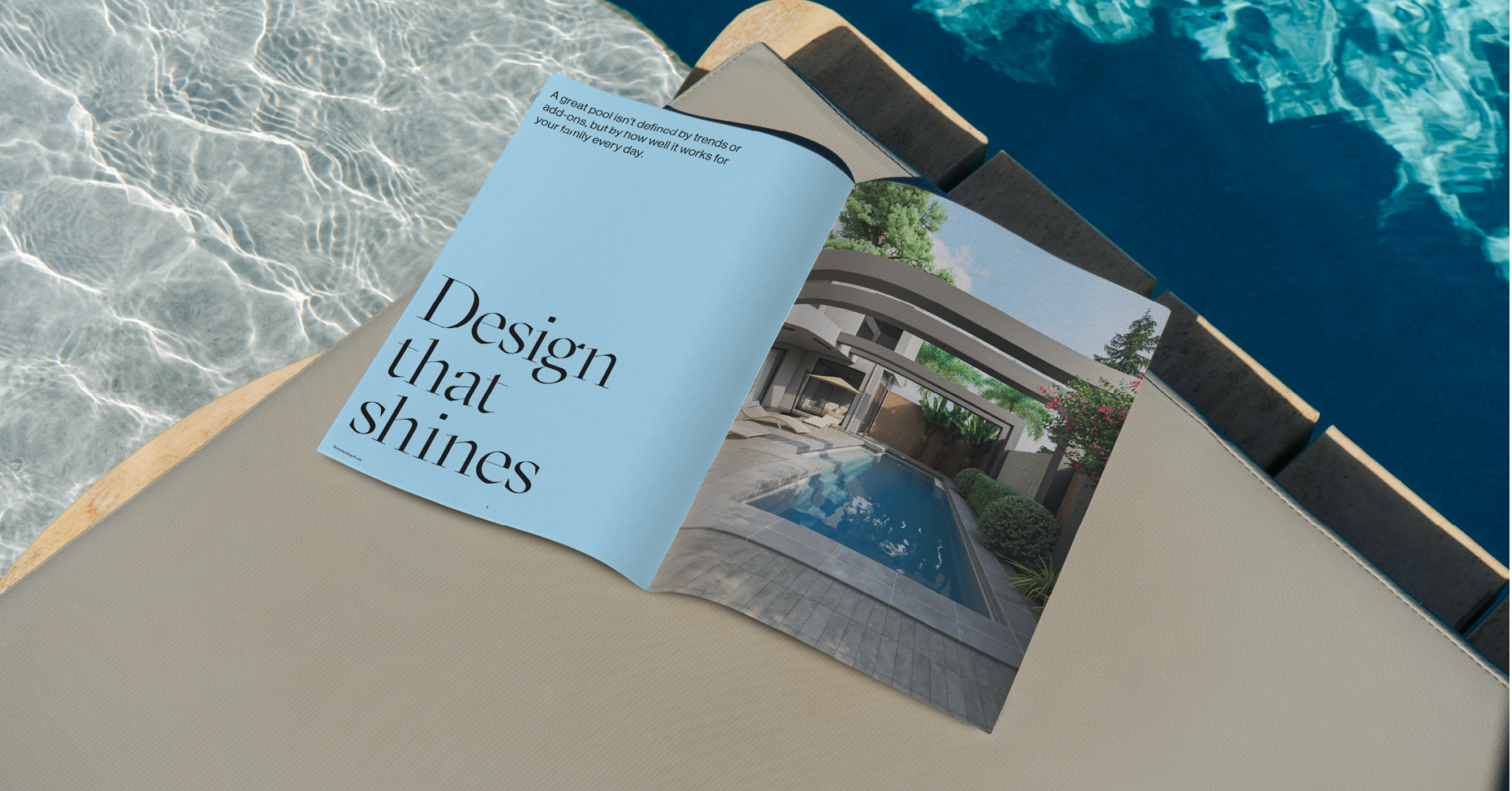 Summertime Pools. Moments magazine