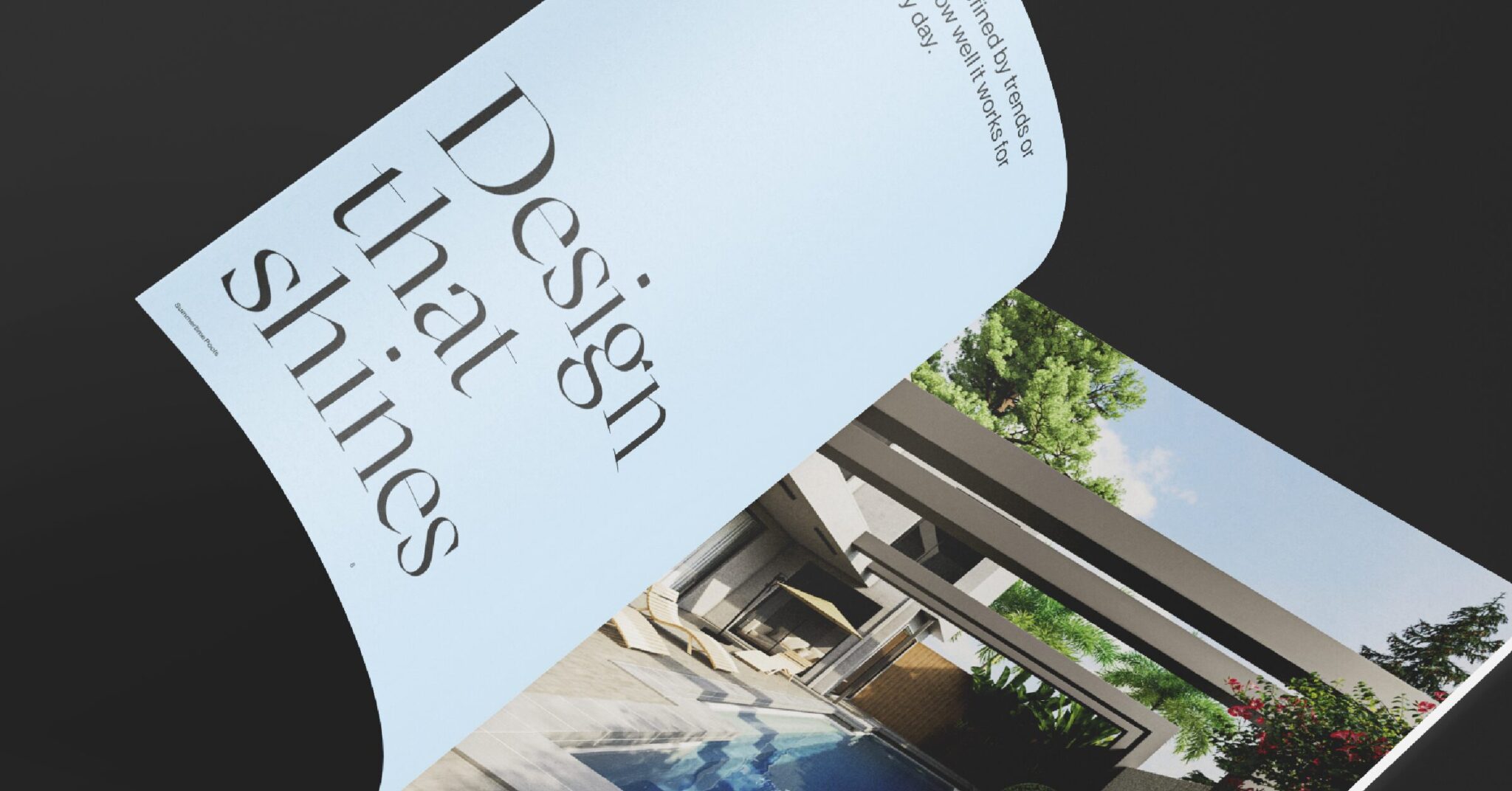 Summertime Pools. Moments magazine